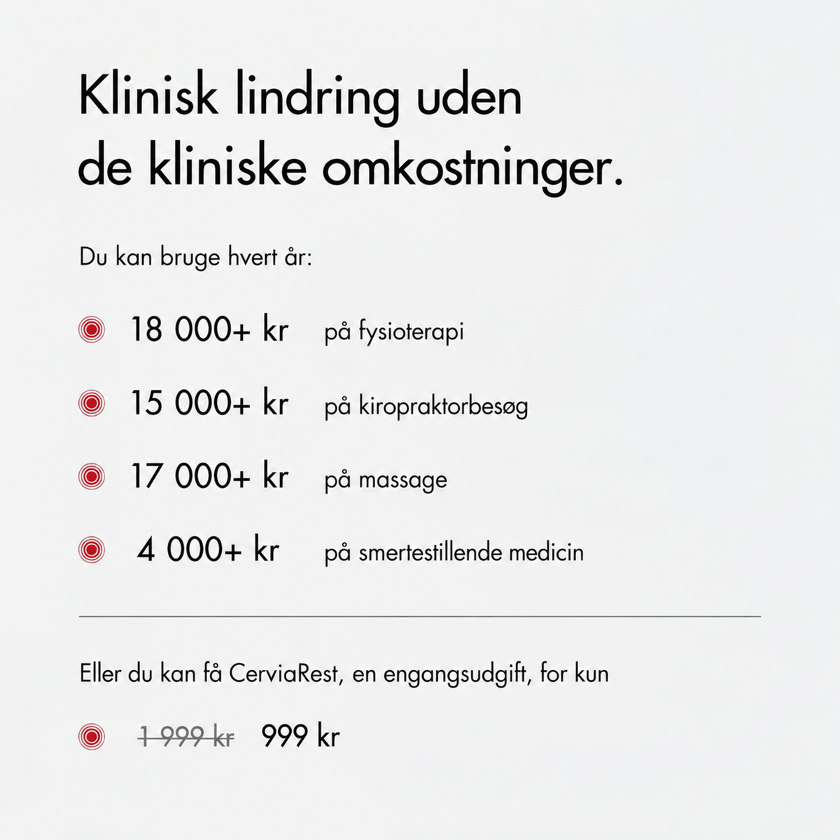 Cervia – 3-i-1 Nakkestøtte med Varme & Massage DK