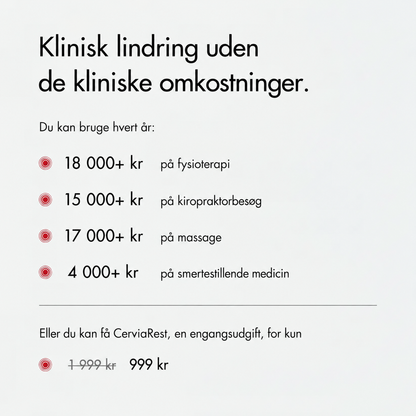 Cervia – 3-i-1 Nakkestøtte med Varme & Massage DK
